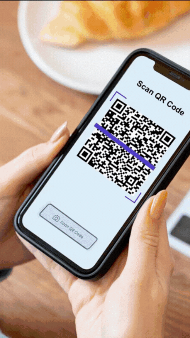 QR Code Scan and Order Process